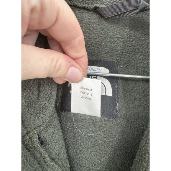 The North Face Denali Fleece Full Zip Jacket Men’s Small Green Black Outdoor - Picture 4 of 11